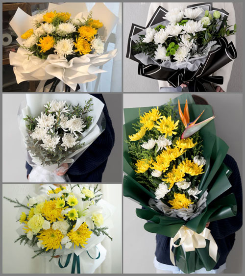 江苏镇江润州区蒋乔街道白事花束代送
